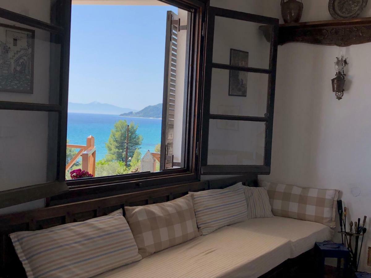 Unique Sea View House Villa Kalándra Kültér fotó