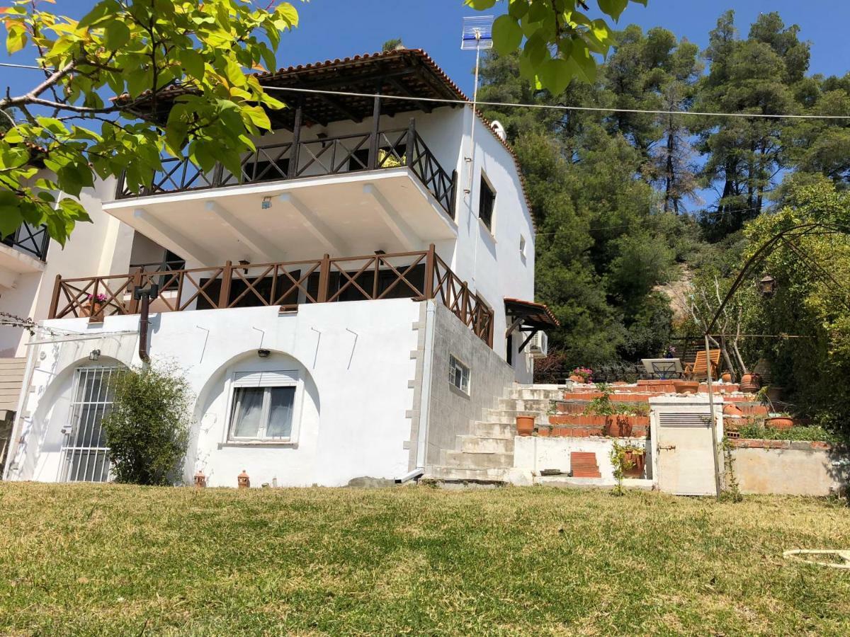 Unique Sea View House Villa Kalándra Kültér fotó
