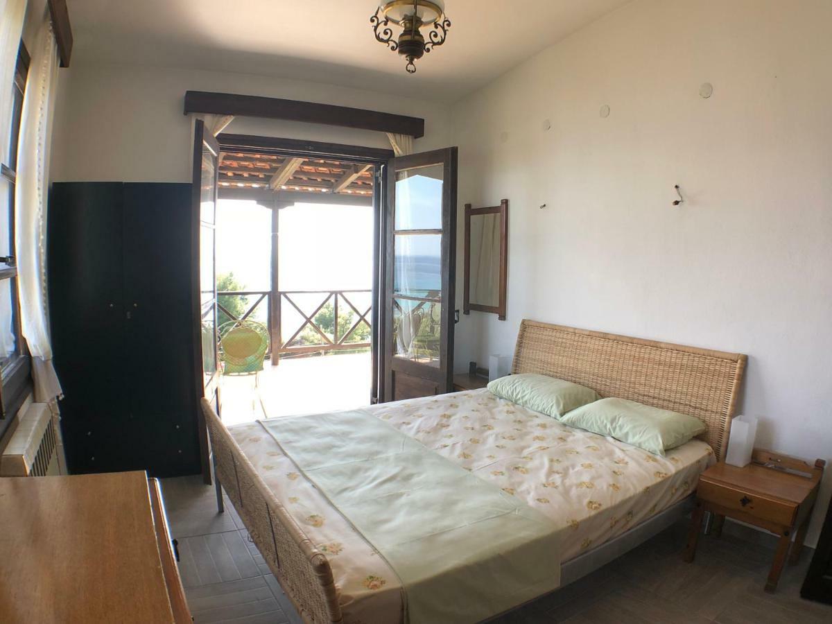 Unique Sea View House Villa Kalándra Kültér fotó
